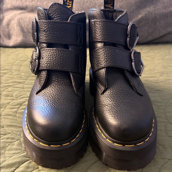 Devon Heart Doc Marten Platform Boots - Picture 6 of 6